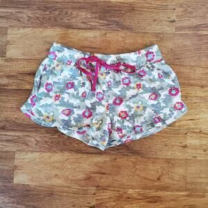 Sweet Treasures Shorts Size Small (4-6) Floral Camo Sweatpants Drawstring